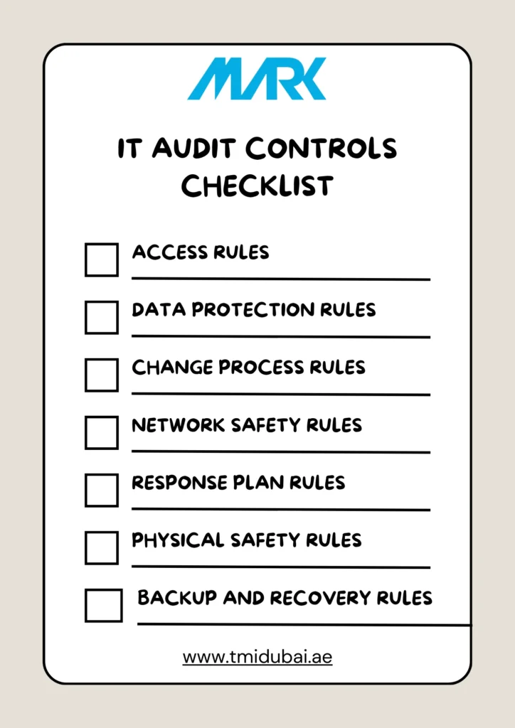 IT Audit Controls Checklist